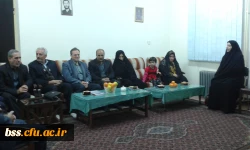 دیدار آقای دکتر مهرمحمدی سرپرست محترم دانشگاه فرهنگیان با خانواده معظم شهدای پردیس های دانشگاه فرهنگیان کردستان