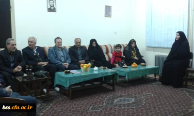 دیدار دکتر مهر محمدی با خانواده شهدای پردیس های دانشگاه فرهنگیان استان کردستان