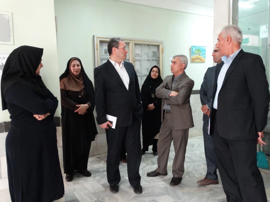 بازدید  سرپرست دانشگاه  فرهنگیان  جناب آقای دکتر مهر محمدی از پردیس بنت الهدی صدر کردستان 5