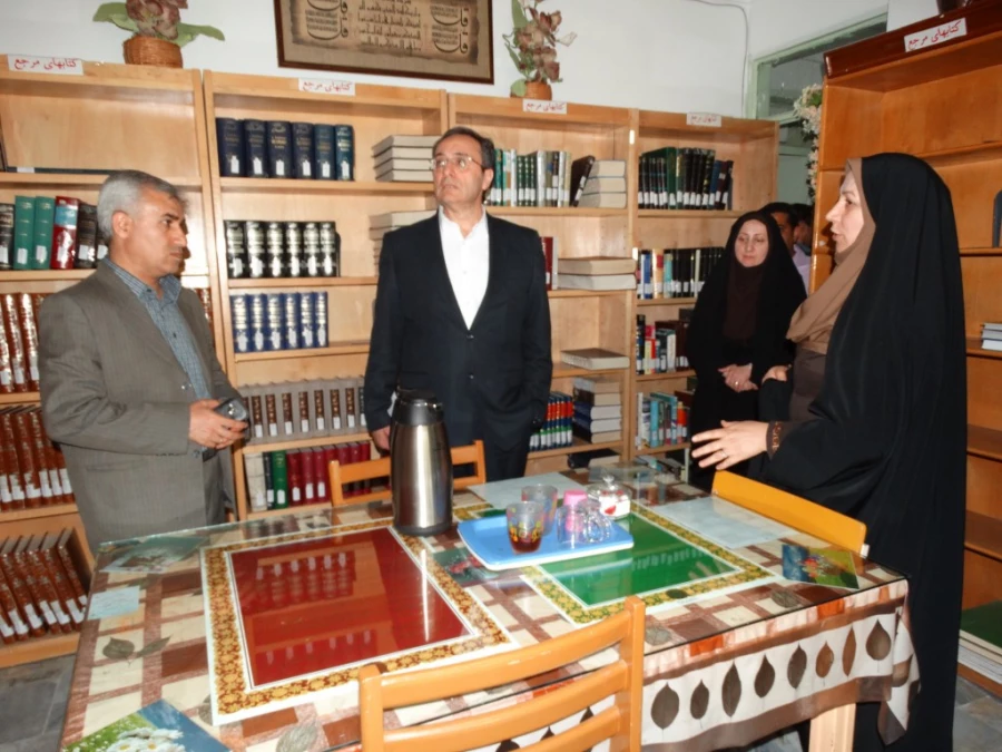 بازدید  سرپرست دانشگاه  فرهنگیان  جناب آقای دکتر مهر محمدی از پردیس بنت الهدی صدر کردستان 8