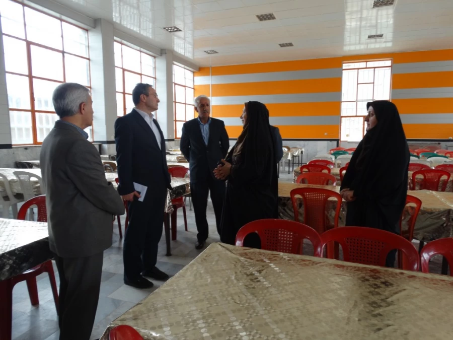 بازدید  سرپرست دانشگاه  فرهنگیان  جناب آقای دکتر مهر محمدی از پردیس بنت الهدی صدر کردستان 9