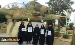 شرکت دانشجویان پردیس بنت الهد صدر در مسابقه نقاشی دفاع مقدس