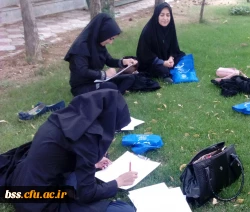 شرکت دانشجویان پردیس بنت الهد صدر در مسابقه نقاشی دفاع مقدس 2