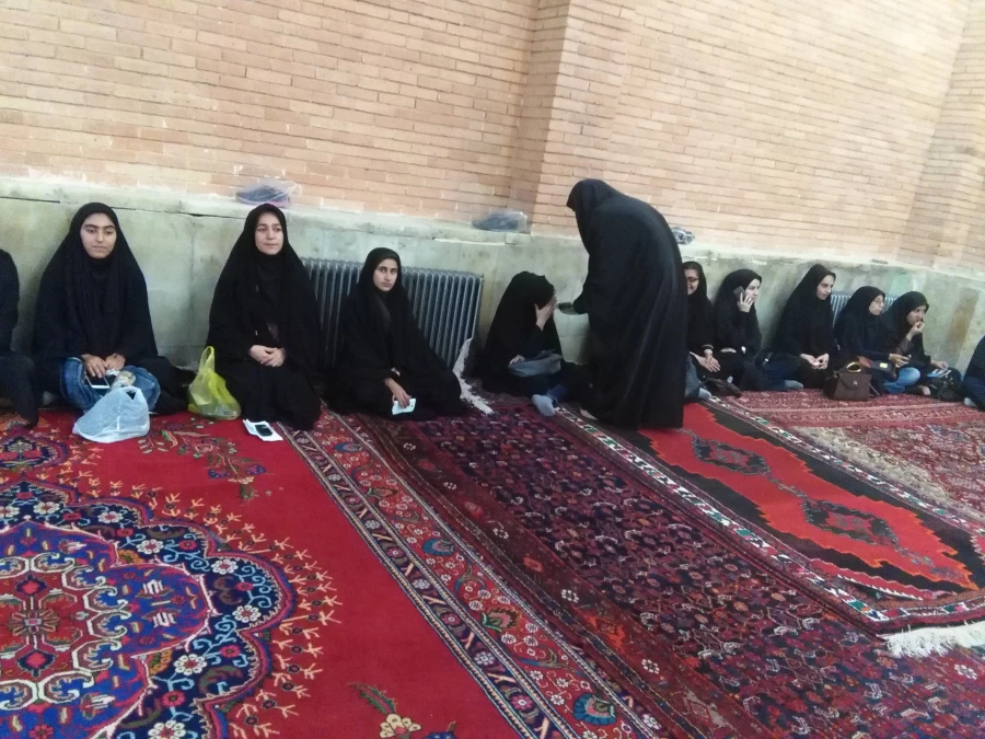 حضور دانشجویان در مراسم شهدای منا 2