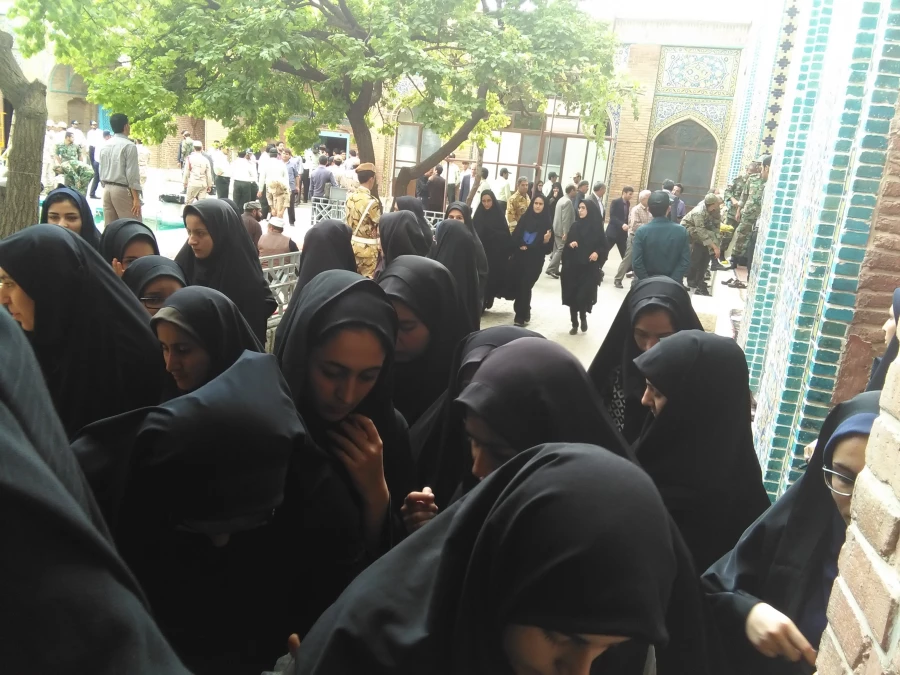 حضور دانشجویان در مراسم شهدای منا 6