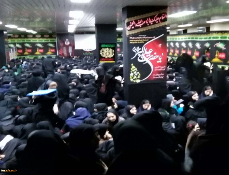 شرکت دانشجویان پردیس بنت الهدی صدر در مراسم عزاداری مشترک دانشگاه علوم پزشکی و دانشگاه کردستان