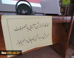 برگزاری  کارگاه آموزشی آشنائی با محصولات آرایشی و بهداشتی قاچاق  و غیر مجاز 2