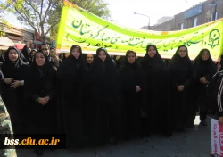 تقدیر و تشکر سرکار خانم دکتر قدسی ریاست محترم پردیس بنت الهدی صدر سنندج از حضور فعال و پرشور دانشجویان و کارکنان این دانشگاه در مراسم راهپیمایی یوم الله 13 ابان 8