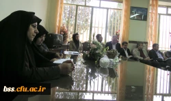 جلسه ی  سرپرست محترم پردیس سرکار خانم دکتر قدسی  با اساتید  پردیس 4