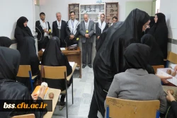 حضور دکتر معروفی و همراهانشان درپردیس بنت الهدی صدر کردستان به مناسبت بزرگداشت  هفته بسیج 3