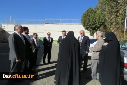 حضور دکتر معروفی و همراهانشان درپردیس بنت الهدی صدر کردستان به مناسبت بزرگداشت  هفته بسیج 10