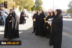 حضور دکتر معروفی و همراهانشان درپردیس بنت الهدی صدر کردستان به مناسبت بزرگداشت  هفته بسیج 11