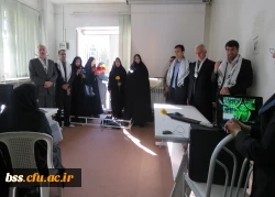 حضور دکتر معروفی و همراهانشان درپردیس بنت الهدی صدر کردستان به مناسبت بزرگداشت  هفته بسیج 2