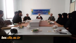 منتخبین سومین دوره شورای صنفی  پردیس بنت الهدی صدر در حضور جناب آقای دکتر معروفی ، ریاست محترم لایه استانی دانشگاه فرهنگیان استان کردستان 2