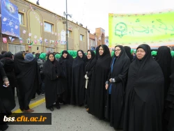 حضور پرشوراساتید ، کارکنان و دانشجویان دانشگاه فرهنگیان ،
  پردیس بنت الهدی صدر در راهپیمایی 22 بهمن 1394 7