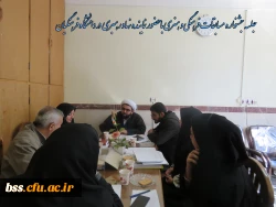 جلسه جشنواره  مسابقات فرهنگی و هنری با حضور نماینده نهاد رهبری  در دانشگاه فرهنگیان