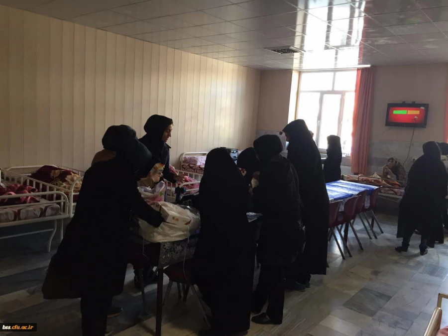 دیدار اعضای کانون سلامت با سالمندان 4