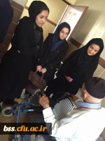 دیدار اعضای کانون سلامت با سالمندان 4