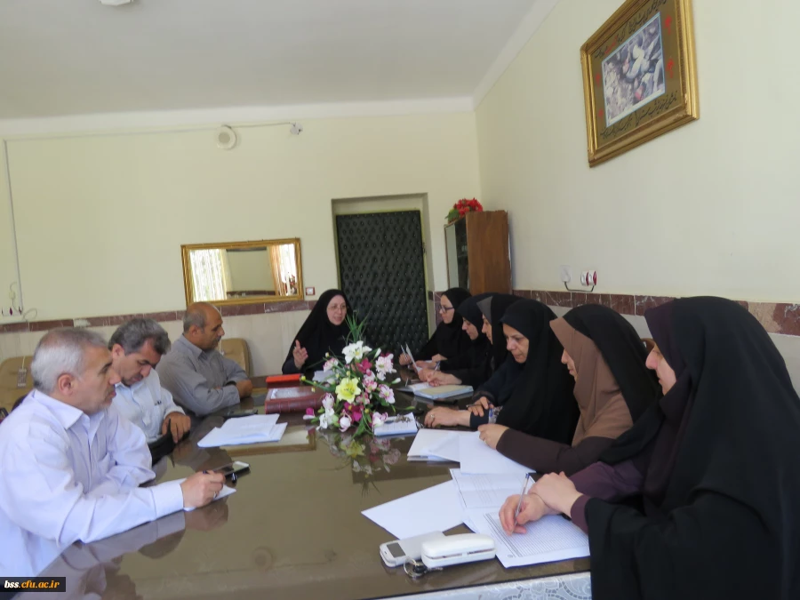 جلسه هماهنگی امتحانات نیم سال دوم تحصیلی 95-1394 5