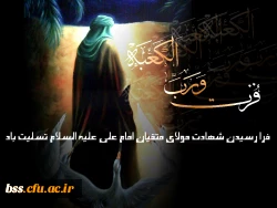 شهادت امام علی (ع) تسلیت باد