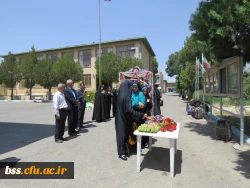 با حضور مدیریت امور پردیس های استان کردستان صورت گرفت 
مراسم بدرقه ی دانش آموختگان 91 پردیس دخترانه ی بنت الهدی صدر کردستان برای حضور در جشن فارغ التحصیلی دانشگاه فرهنگیان سراسر کشور در مشهد مقدس 7