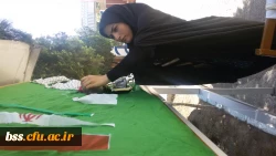 تزیین  پردیس بنت الهدی بمناسبت هفته دفاع مقدس 6