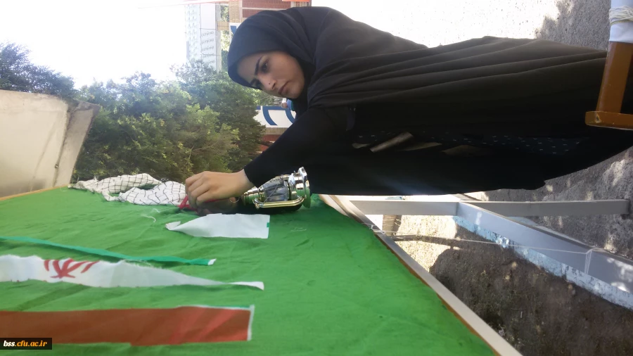 تزیین  پردیس بنت الهدی بمناسبت هفته دفاع مقدس 6