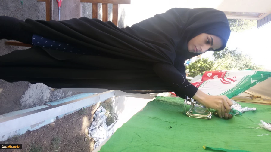 تزیین  پردیس بنت الهدی بمناسبت هفته دفاع مقدس 5