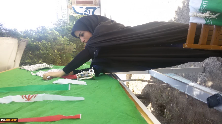 تزیین  پردیس بنت الهدی بمناسبت هفته دفاع مقدس 7