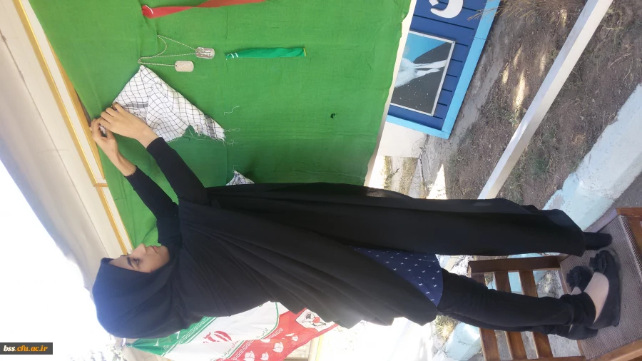 تزیین  پردیس بنت الهدی بمناسبت هفته دفاع مقدس 8