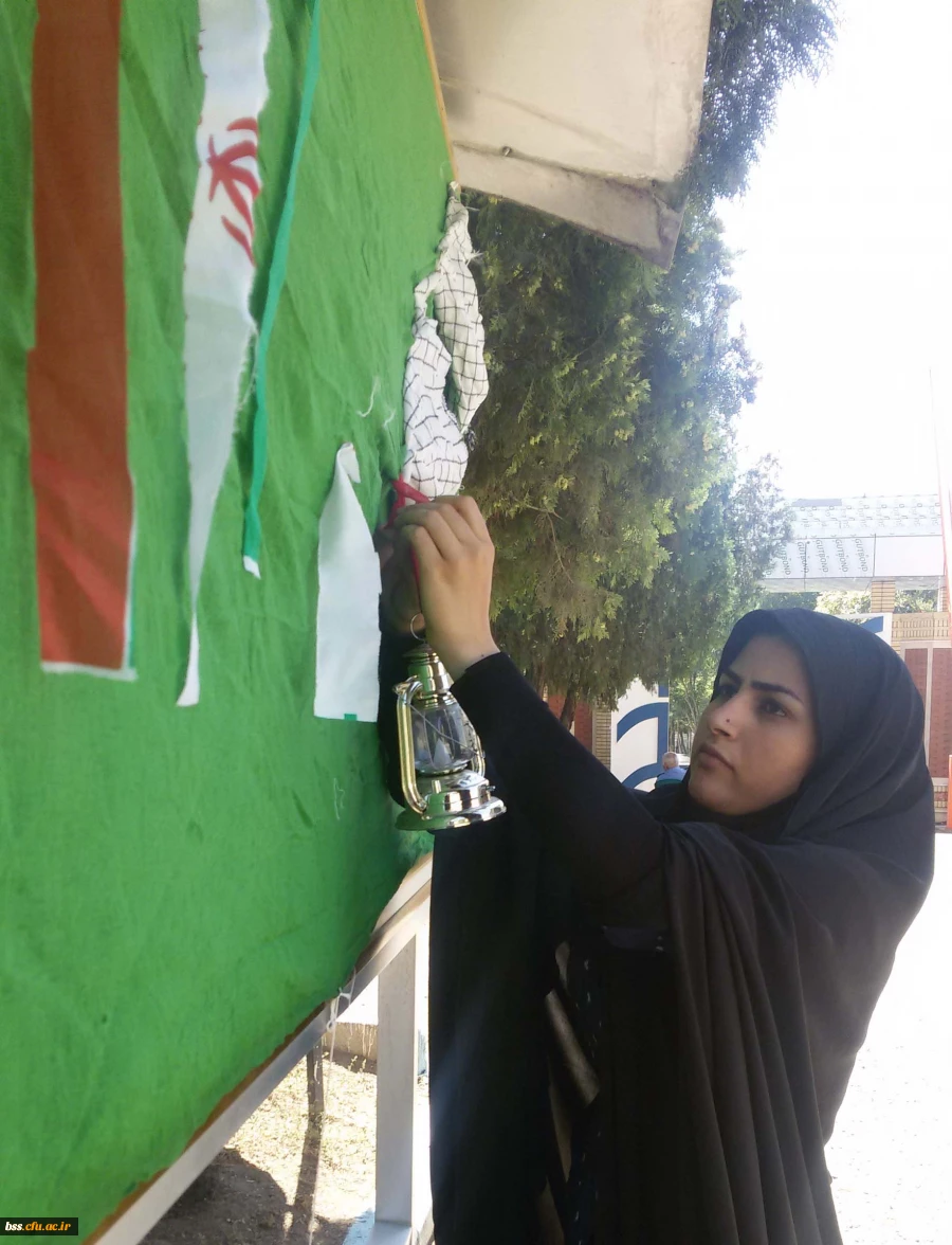 تزیین  پردیس بنت الهدی بمناسبت هفته دفاع مقدس 5