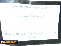 برگزاری ایستگاه صلواتی توسط هیئت فاطمیه با همکاری کانون سبک زندگی اسلامی 3