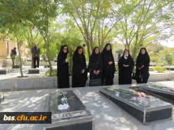 کانون سبک زندگی اسلامی پردیس  بنت الهدی صدر یرگزار کرد:
غبار روبی گلزار شهدای بهشت محمدی 2