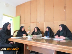 جلسه معاون آموزشی  با مدیر گروه و کادرآموزش جهت تمهید مقدمات نشست علمی 2