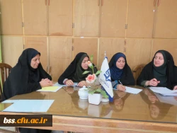 جلسه معاون آموزشی  با مدیر گروه و کادرآموزش جهت تمهید مقدمات نشست علمی 4