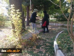 پاکسازی فضای سبز و محوطه پردیس به مناسبت روز هوای پاک 2