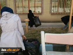 پاکسازی فضای سبز و محوطه پردیس به مناسبت روز هوای پاک 3