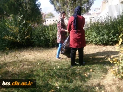 پاکسازی فضای سبز و محوطه پردیس به مناسبت روز هوای پاک 9