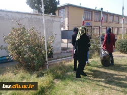 پاکسازی فضای سبز و محوطه پردیس به مناسبت روز هوای پاک 10