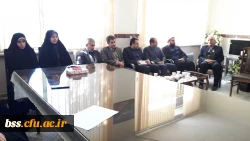 حضور  سرپرست مدیریت امور پردیس های استان کردستان وهیإت همراه 
در جمع همکاران    پردیس  بنت الهدی صدر 2