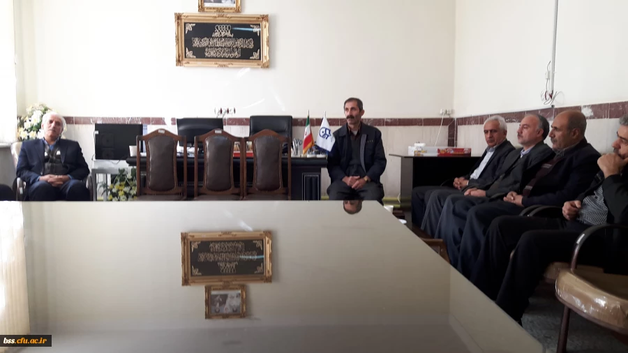 حضور  سرپرست مدیریت امور پردیس های استان کردستان وهیإت همراه 
در جمع همکاران    پردیس  بنت الهدی صدر 3