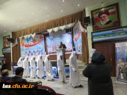 شرکت دانشجو معلمان در مراسم گرامی داشت هفته بسیج 9