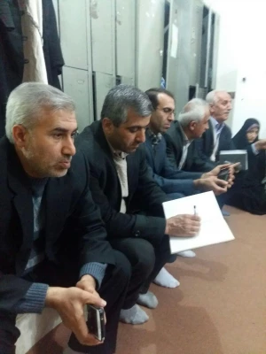 نشست صمیمانه مدیریت استانی و هیإت  همراه  با دانشجویان در خوابگاه 4