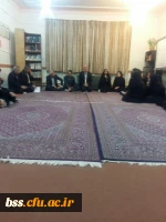 نشست صمیمانه مدیریت استانی و هیإت  همراه  با دانشجویان در خوابگاه 5