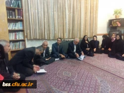 نشست صمیمانه مدیریت استانی و هیإت  همراه  با دانشجویان در خوابگاه 6