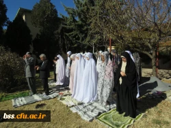 برپایی نماز شکرگزاری و باران در محوطه پردیس 2