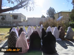 برپایی نماز شکرگزاری و باران در محوطه پردیس 4