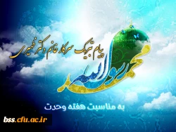 پیام تبریک سرکار خانم دکتر ظهیری به مناسبت هفته وحدت