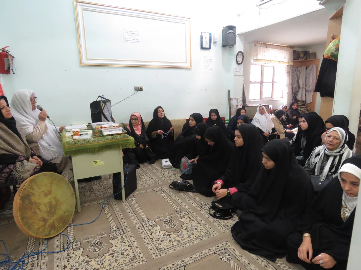 برگزاری مراسم به مناسبت ولادت   پیامبر اکرم(ص)  و امام صادق(ع)در  امامزاده هاجر خاتون 2