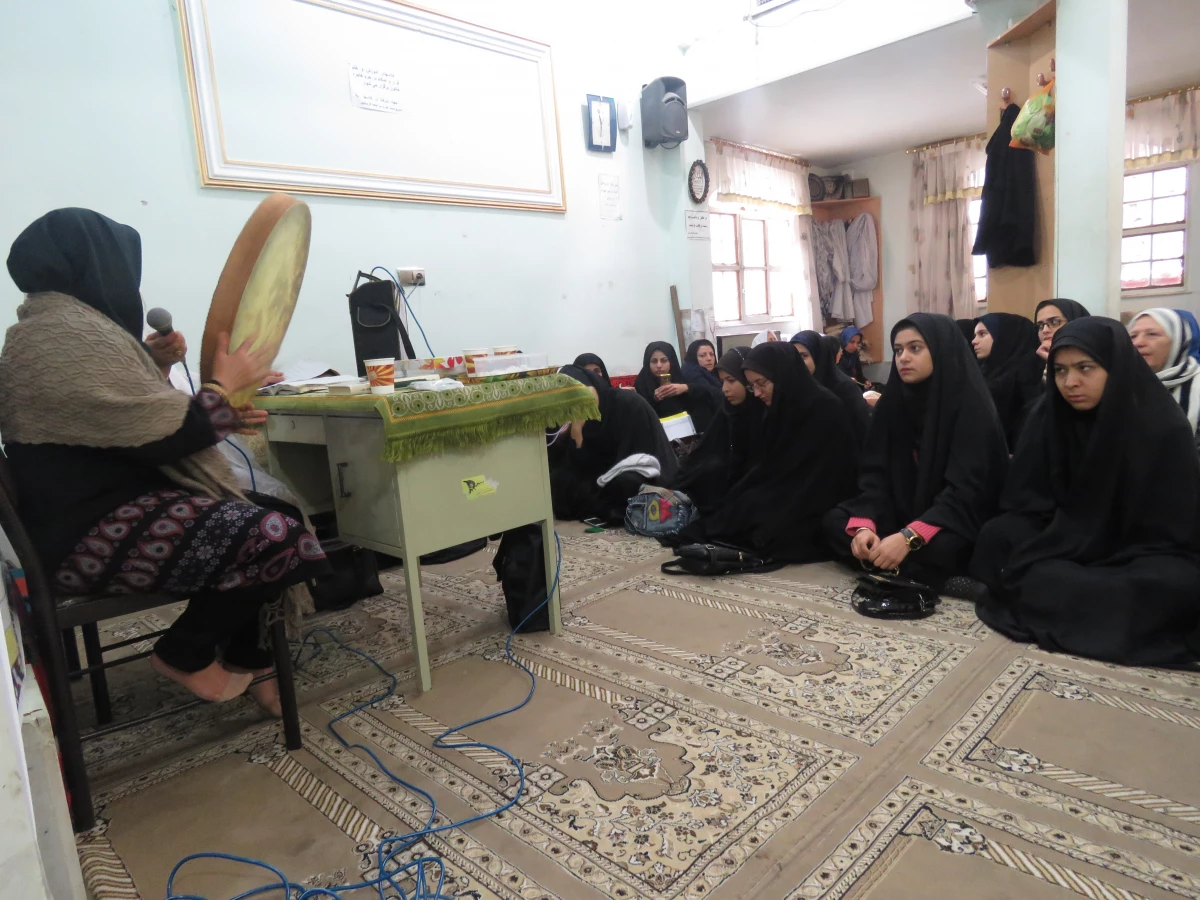 برگزاری مراسم به مناسبت ولادت   پیامبر اکرم(ص)  و امام صادق(ع)در  امامزاده هاجر خاتون 2